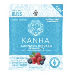 Tranquility 1:1:1 CBN:CBD:THC Blue Raspberry - 100mg