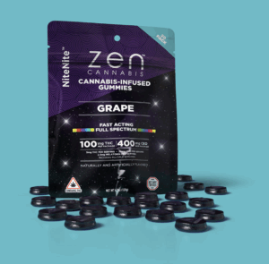 NiteNite Gummies | 100mg THC 400mg CBD 2.5mg Melatonin | 20pk