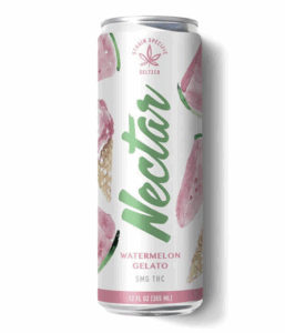 Watermelon Gelato Infused Seltzer | 5mg