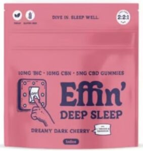 Dreamy Dark Cherry 2:2:1-THC:CBN:CBD-L-Theanine & Magnesium fruit chews | 100mg, 20pk