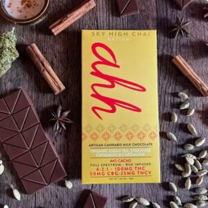 Sky High Chai Milk Chocolate 1:2:4 THC-V:CBG:THC (Sativa) (25 mg THCV: 50 mg CBG: 100 - 1 each