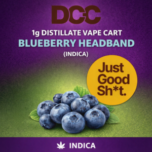 Blueberry Headband Vape Cart | 1g
