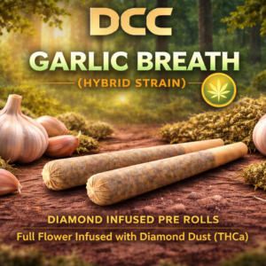 Garlic Breath Diamond Infused Preroll Bold Edit 2pkion | .5g, 2pk