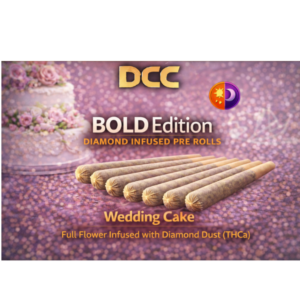 Wedding Cake Diamond Infused Preroll Bold Edition | .5g, 7pk